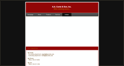 Desktop Screenshot of aaconte.com