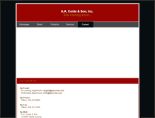 Tablet Screenshot of aaconte.com